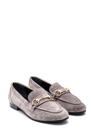 Kadın Süet Toka Detaylı Loafer | Derimod