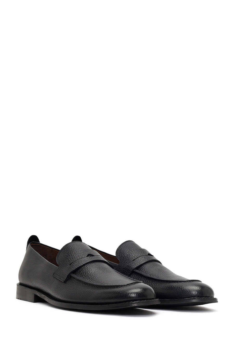 Derimod Black Erkek Siyah Deri Klasik Loafer