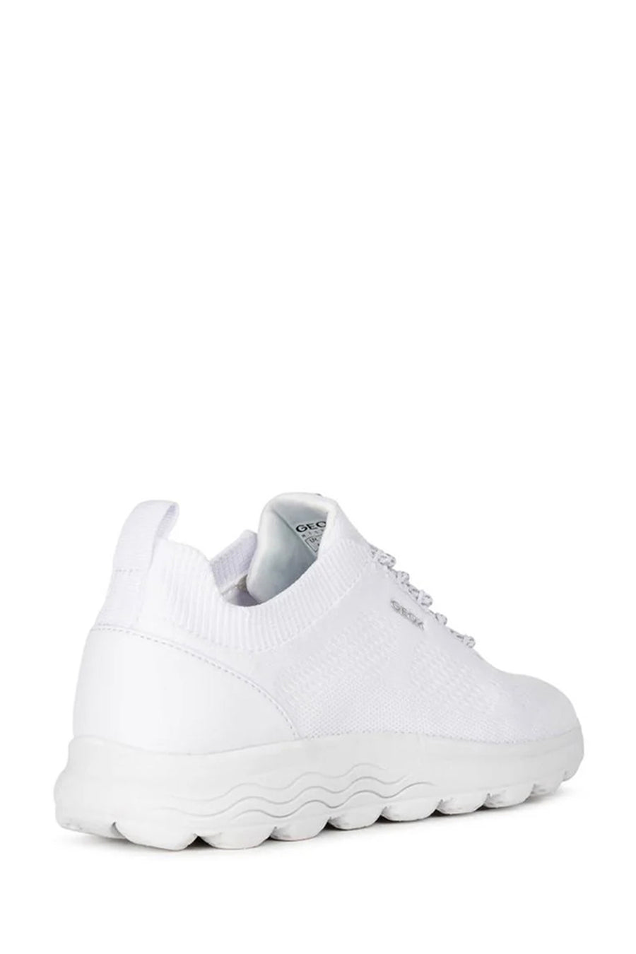 Geox Kadın Beyaz Spherica Bağcıklı Deri Sneaker
