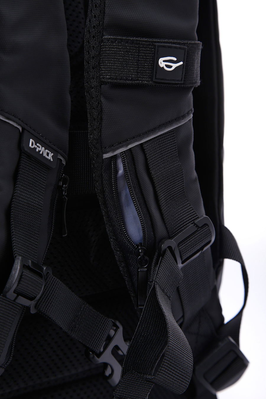 D-Pack Unisex Siyah Teknolojik Kumaş Sırt Çantası