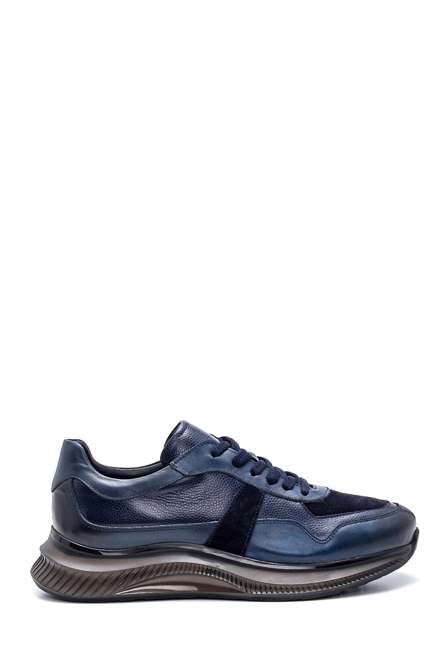 Erkek Deri Süet Detaylı Sneaker 21WFD624114 | Derimod