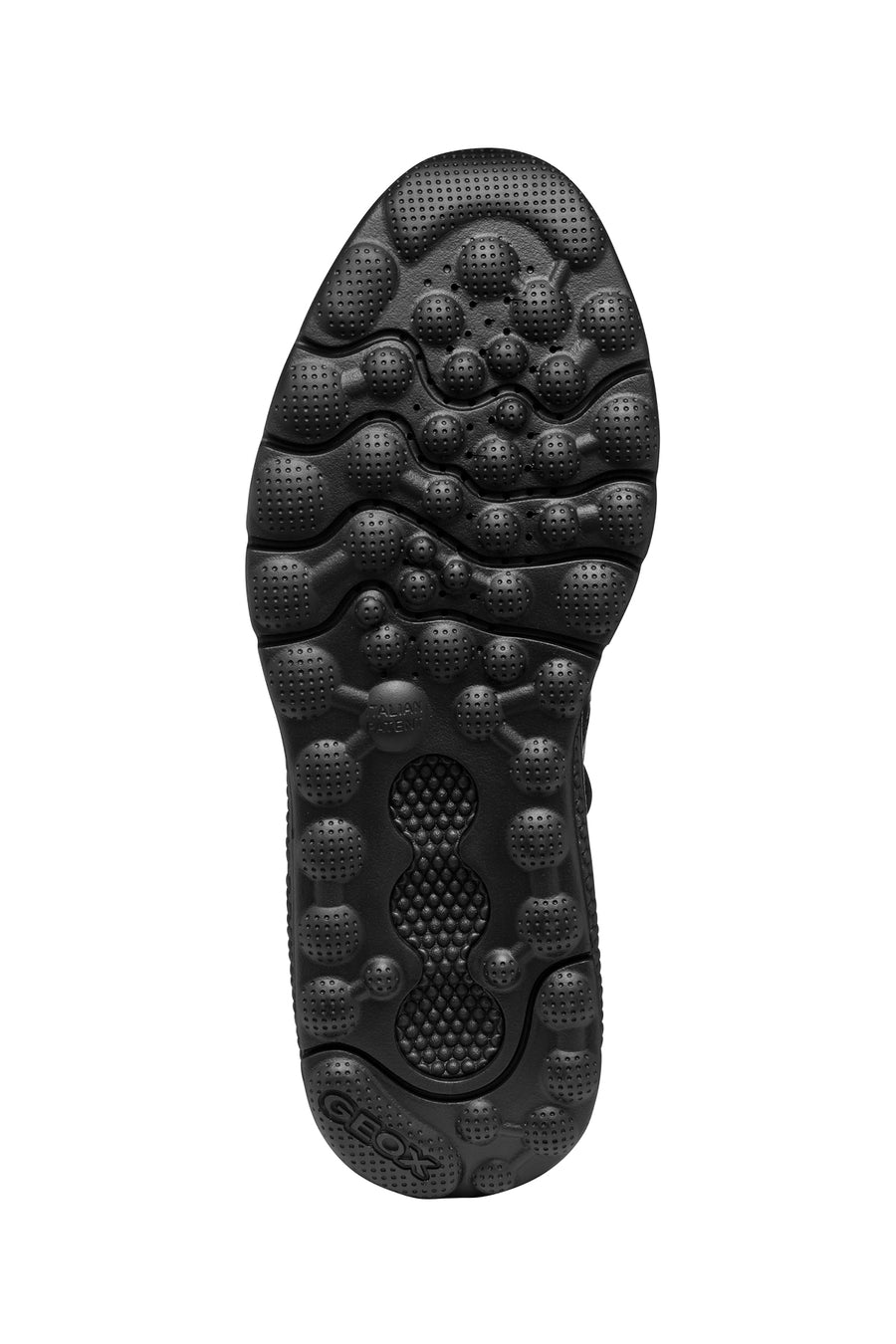 Geox Erkek Siyah Spherica Bağcıklı Deri Sneaker