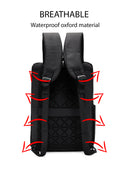 D-Pack Unisex Black Technological Fabric Backpack | Derimod