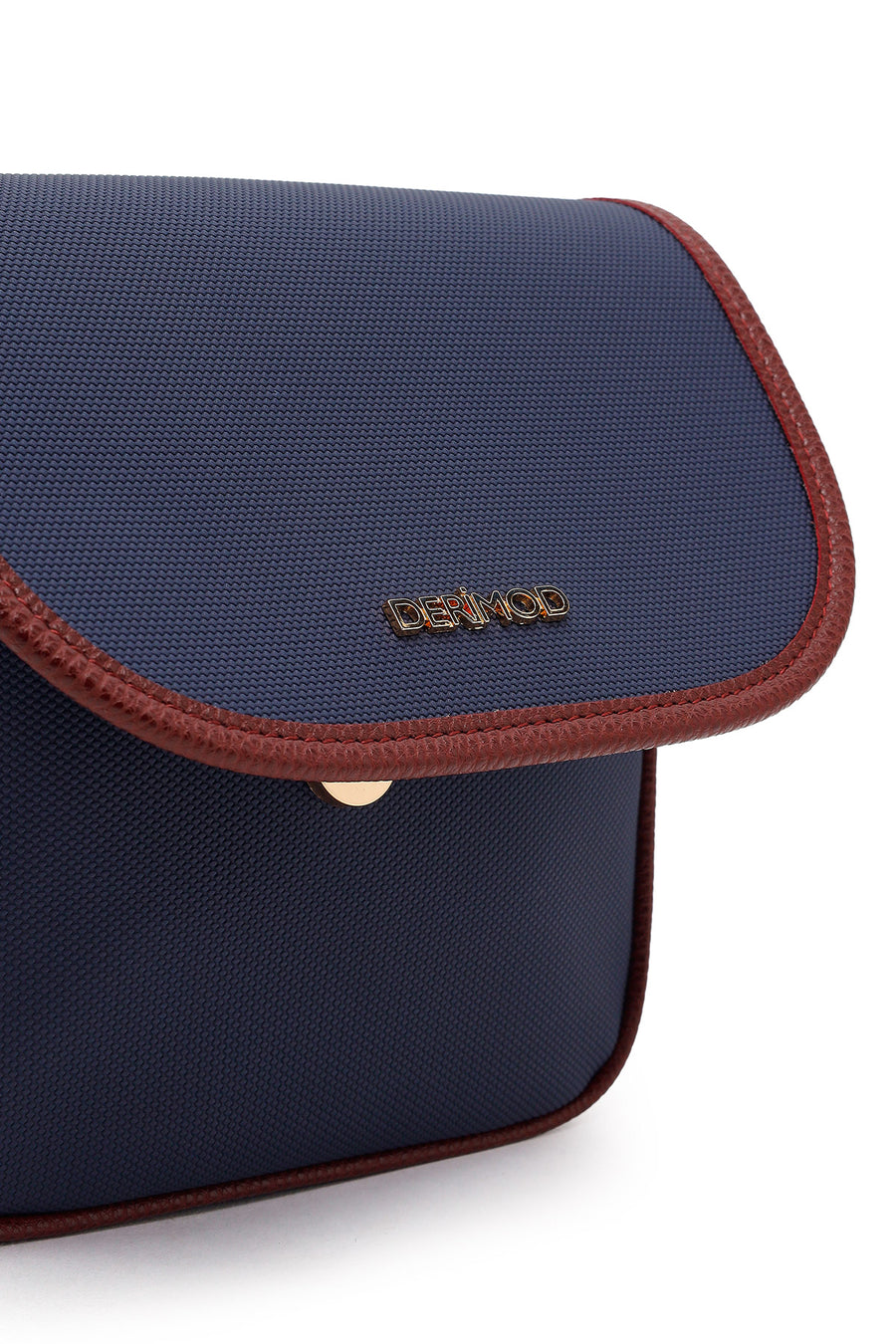 Woman Navy Long-Strap Crossbody Bag