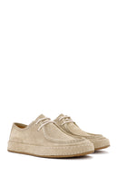 Men's Mink Lace-Up Suede Leather Casual Shoes | Derimod