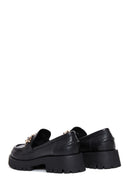 Kadın Deri Zİncirli Loafer | Derimod