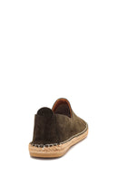 Men's Leather Suede Espadrilles | Derimod
