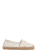 Kadın Krem Desenli Espadril | Derimod
