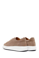 Male Beige Lace-Up Suede Leather Sneaker | Derimod