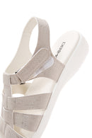 Women's Beige Comfort Sandals | Derimod