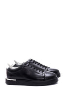Men's Black Leather Sneaker | Derimod