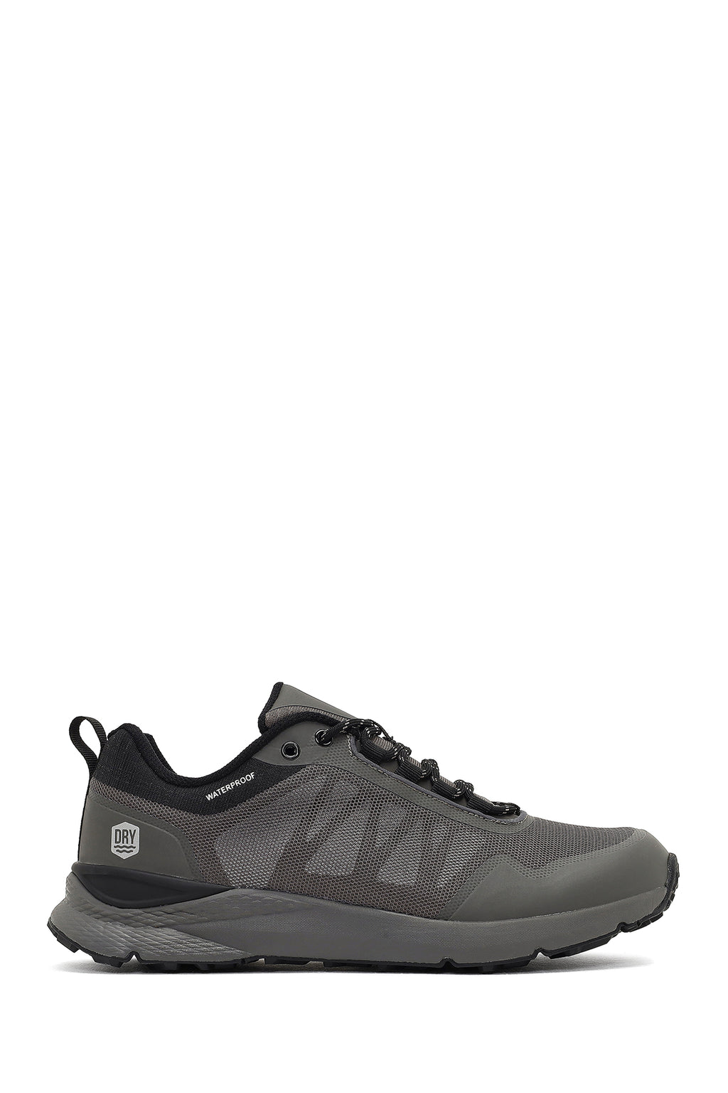 Derimod Dry Erkek Gri Bağcıklı Kumaş Sneaker