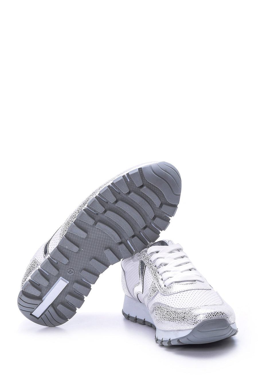 Kadın Gümüş Detaylı Sneaker