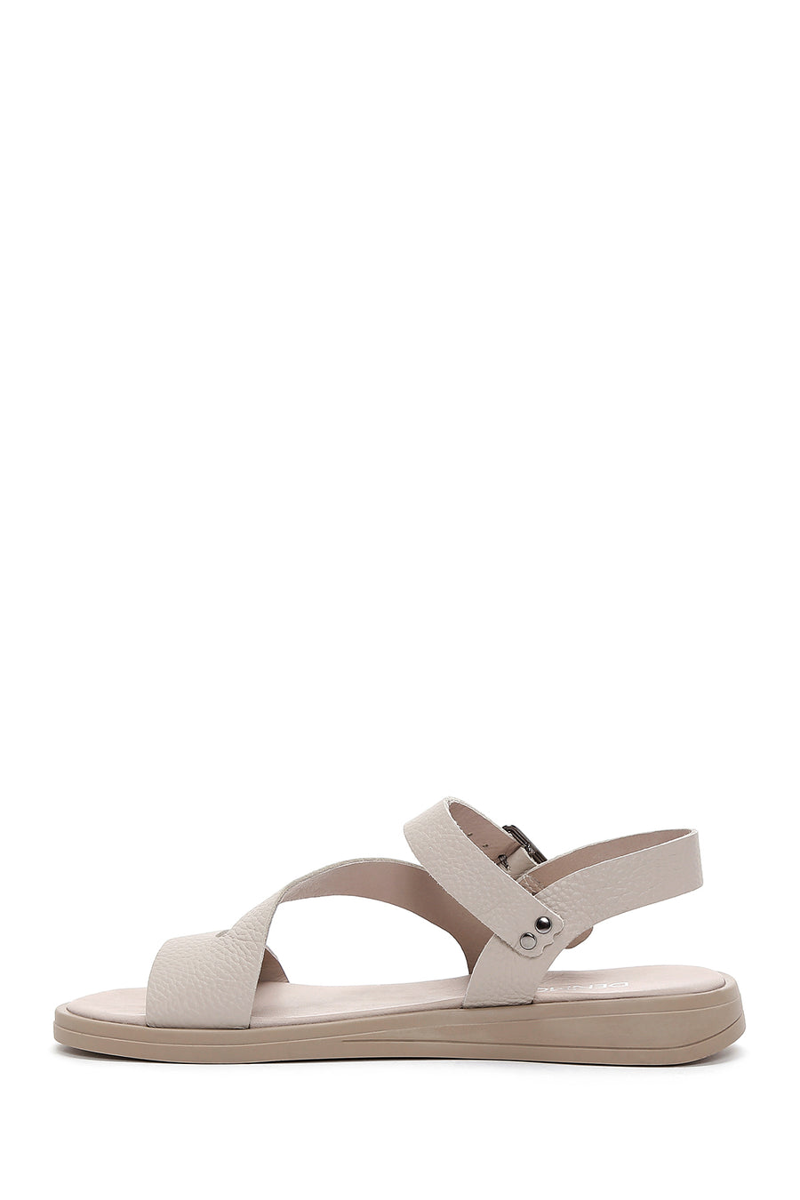 Women's Mink Leather Comfort Sandals