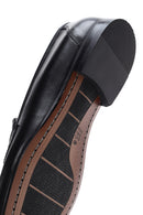 Erkek Siyah Deri Klasik Loafer | Derimod