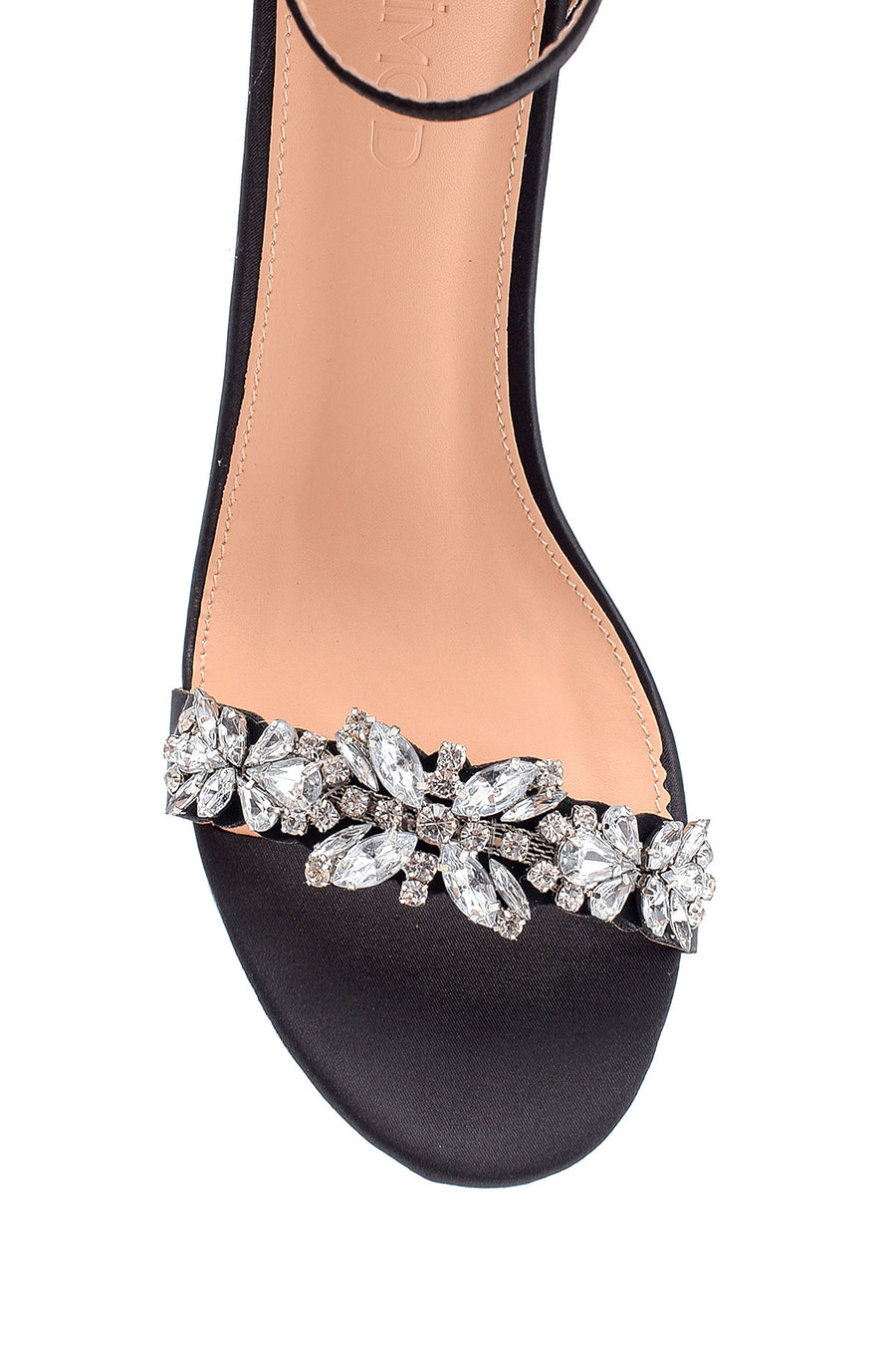 Women's Heeled Stone Detailed Sandals