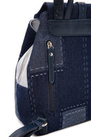 Women's Blue Jean Fabric Backpack | Derimod