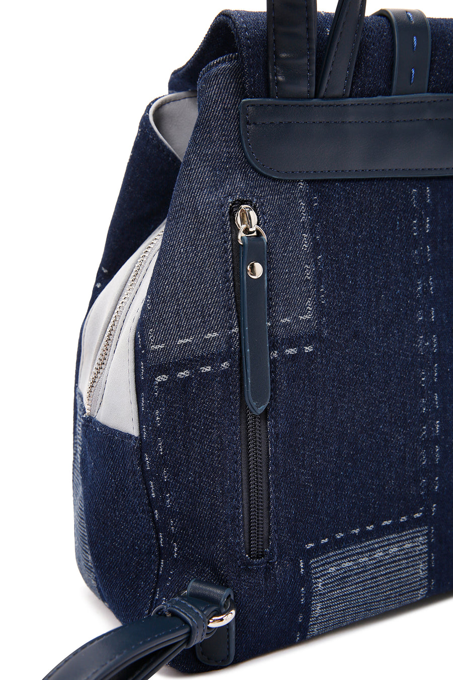 Women's Blue Jean Fabric Backpack