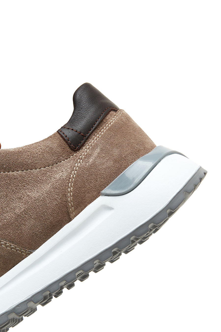 Erkek Vizon Süet Deri Sneaker