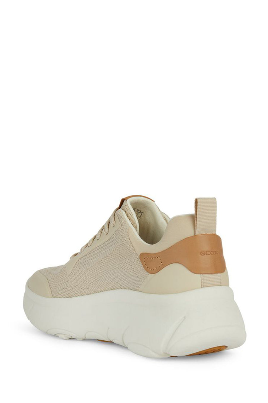 Geox Kadın Bej Nebula 2.0 X Bağcıklı Kumaş Sneaker