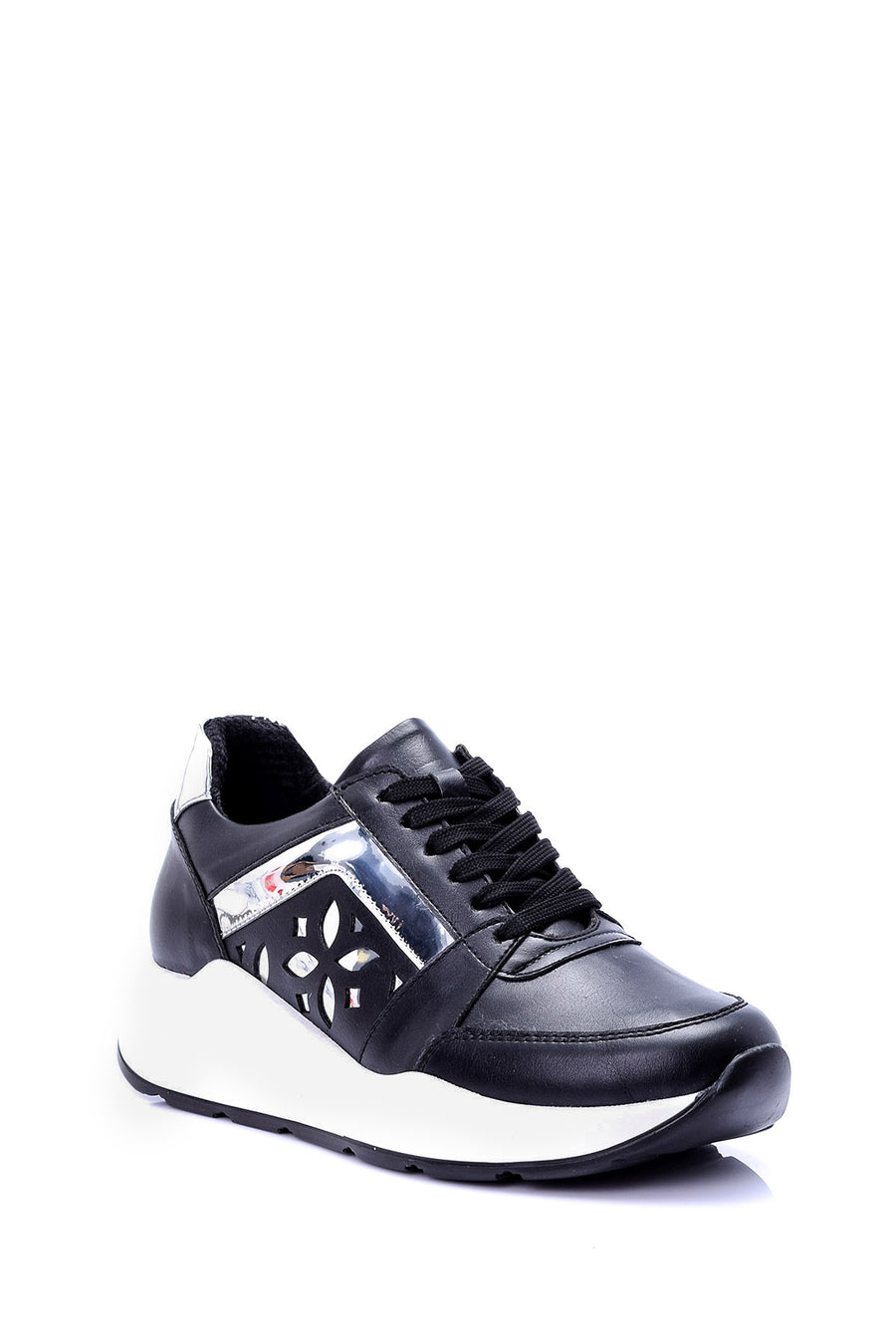 Women's Silver Detailed Sneaker