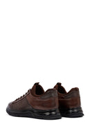 Male Brown Lace-up Leather Casual Sneaker | Derimod