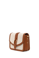 Woman Beige Long-Strap Crossbody Bag | Derimod