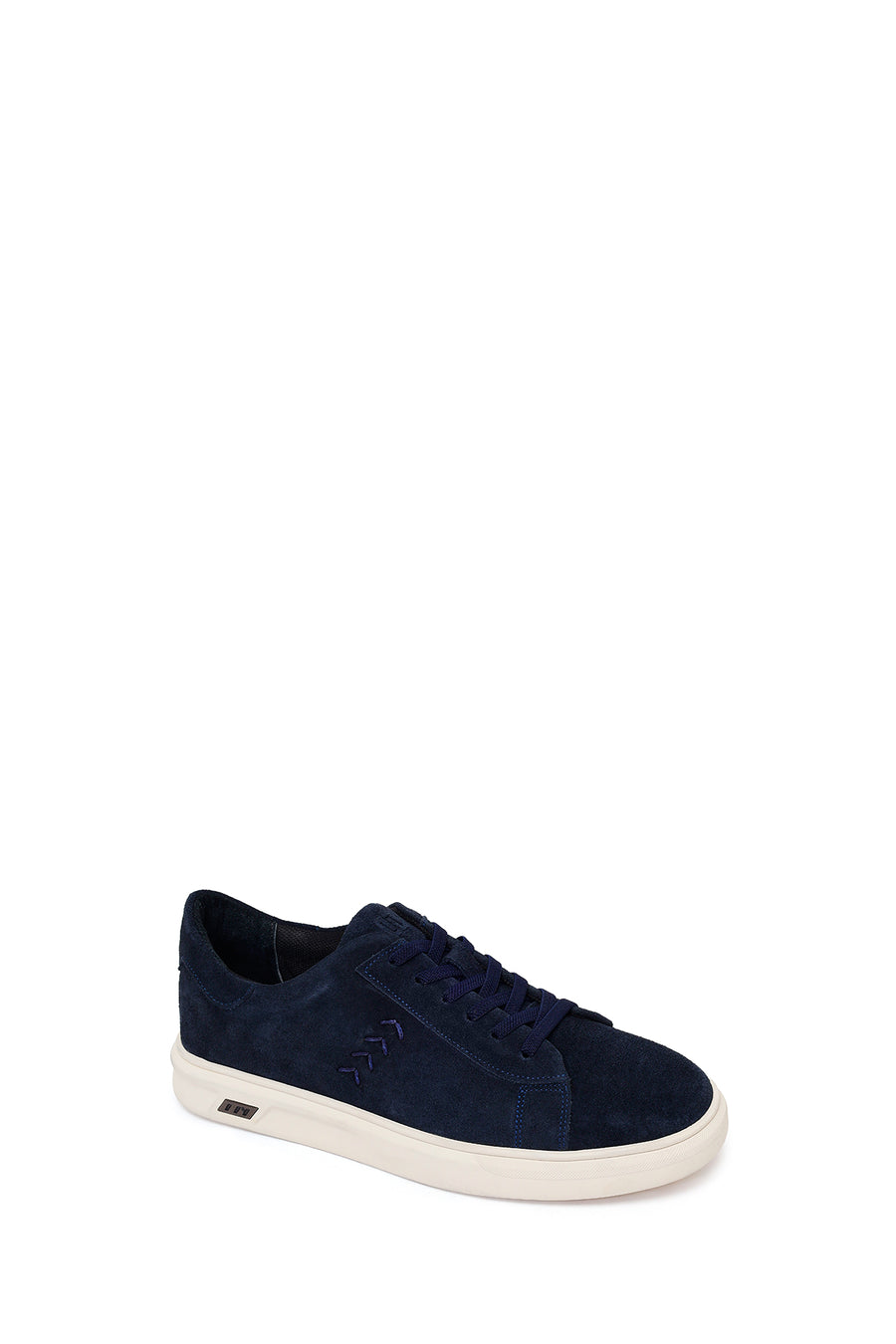 Erkek Lacivert Bağcıklı Süet Deri Sneaker