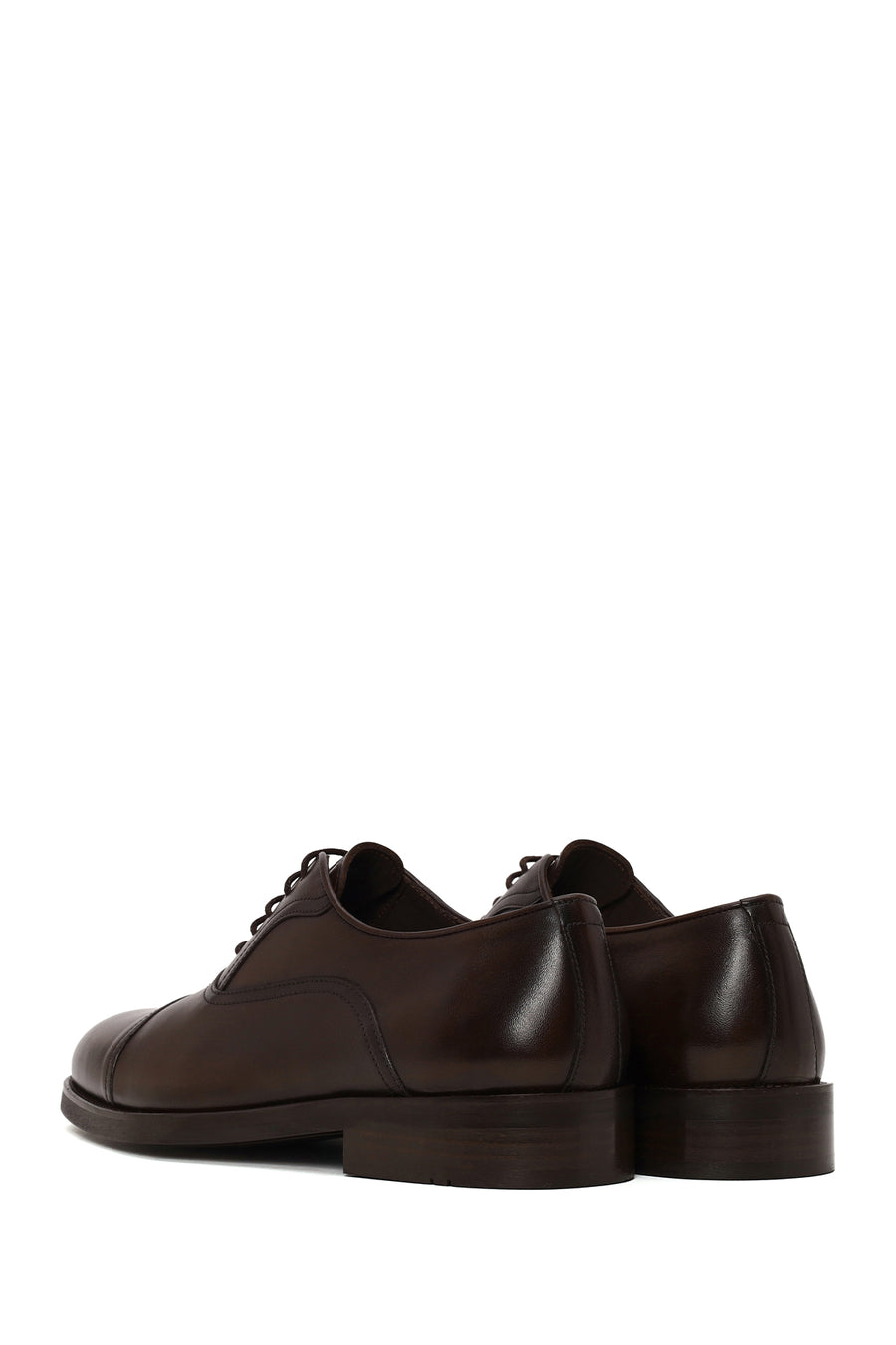 Male Brown Lace-up Leather Casual Shoes