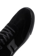 Erkek Siyah Süet Deri Sneaker | Derimod