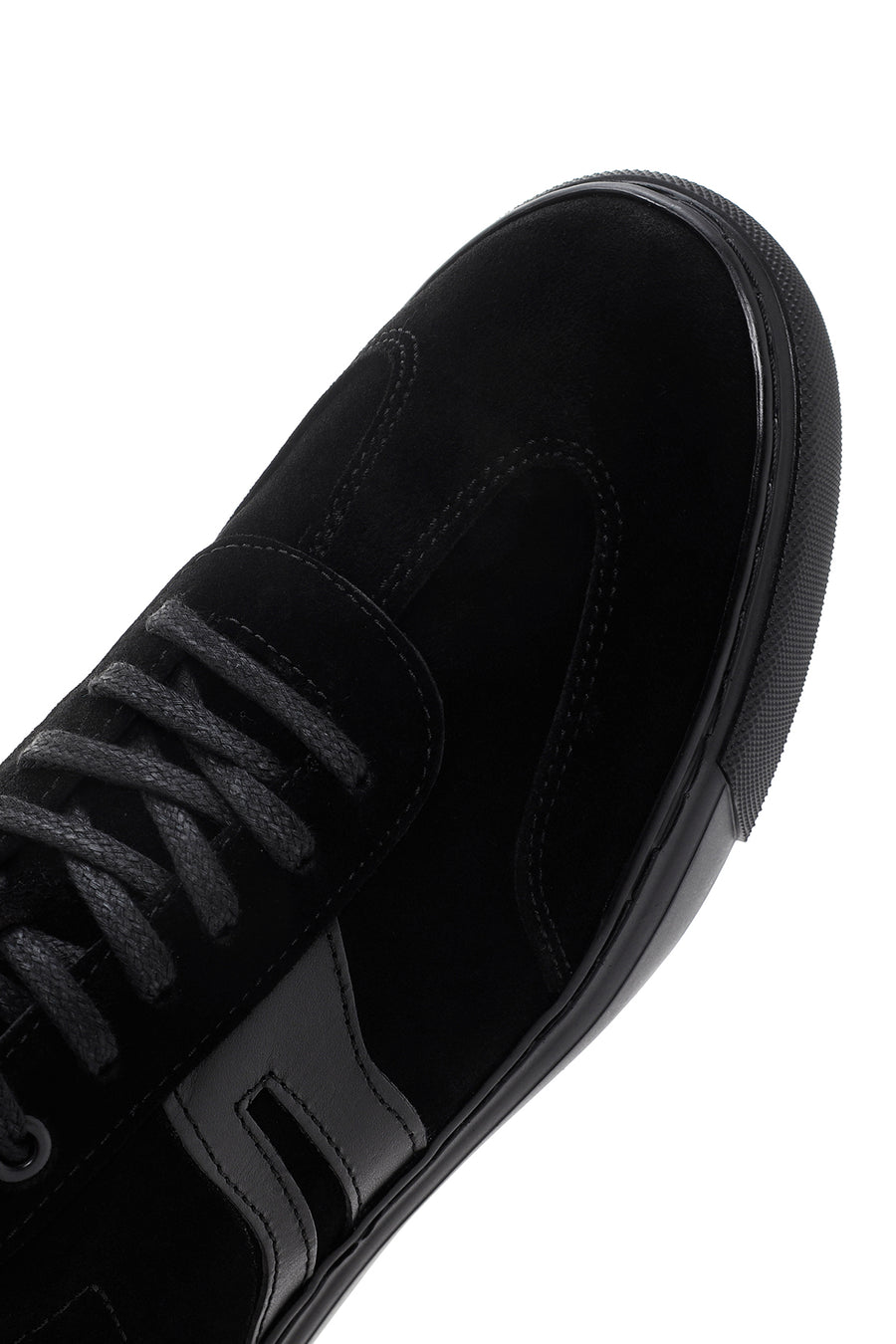 Erkek Siyah Süet Deri Sneaker