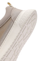 Erkek Bej Bağcıklı Kumaş Sneaker | Derimod