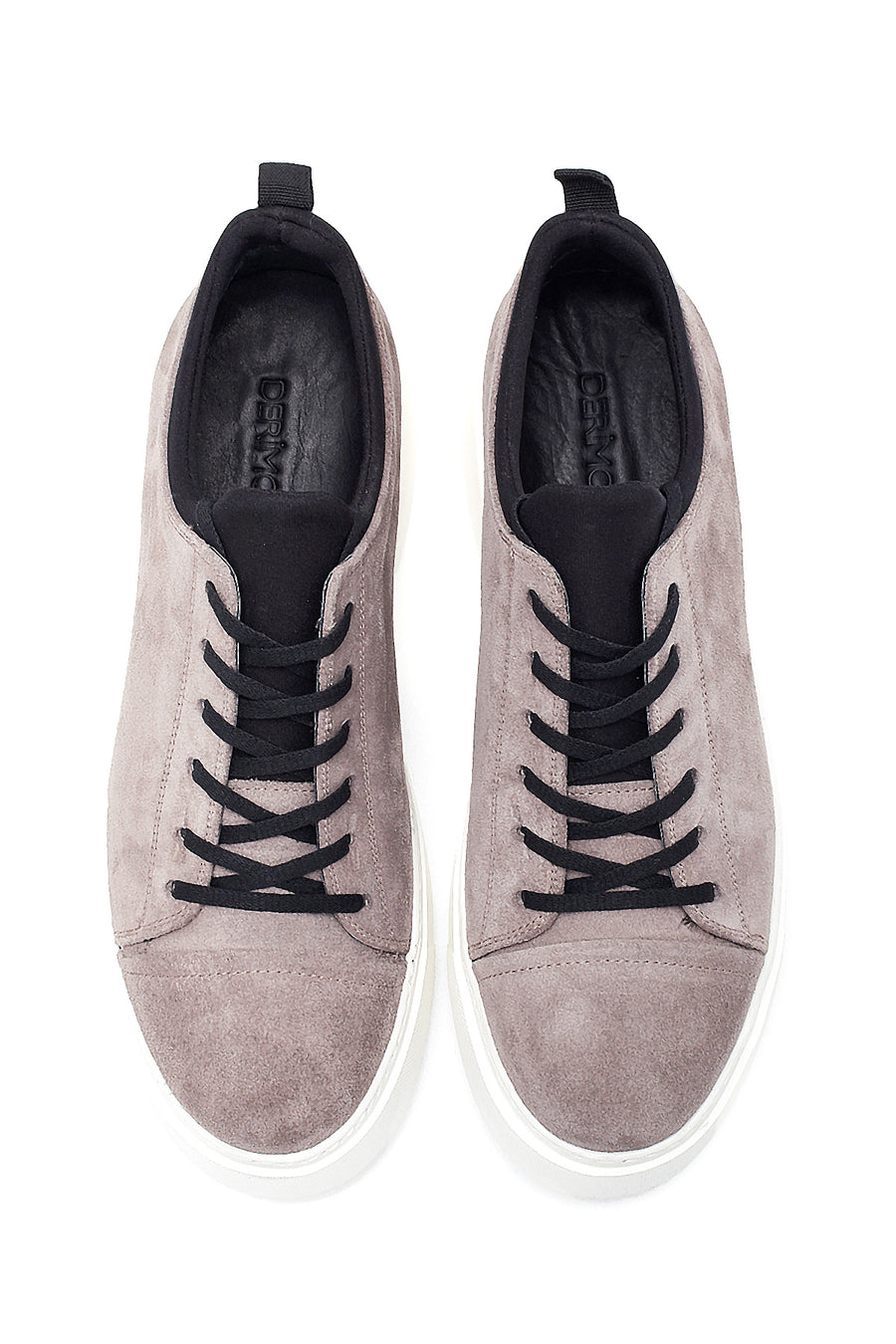 Erkek Vizon Süet Deri Sneaker