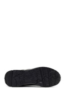 Derimod Dry Men's Black Lace-Up Fabric Sneaker | Derimod