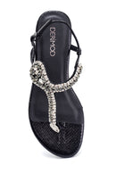 Women's Casual Stone Detailed Sandals | Derimod