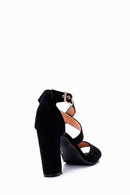 Women's Suede Heeled Shoes | Derimod