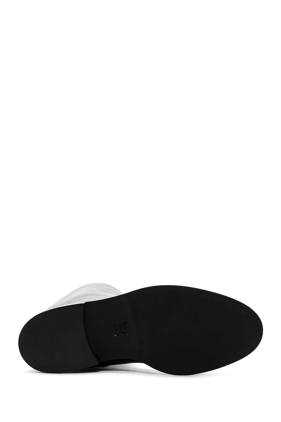 Women's Black Zippered Leather Boots
