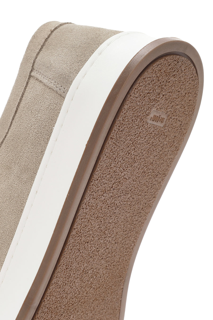 Men's Beige Lace-up Suede Leather Casual Shoes