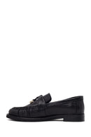 Kadın Siyah Deri Maskülen Loafer | Derimod