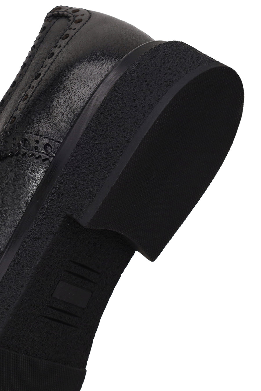 Male Black Lace-up Leather Casual Shoes