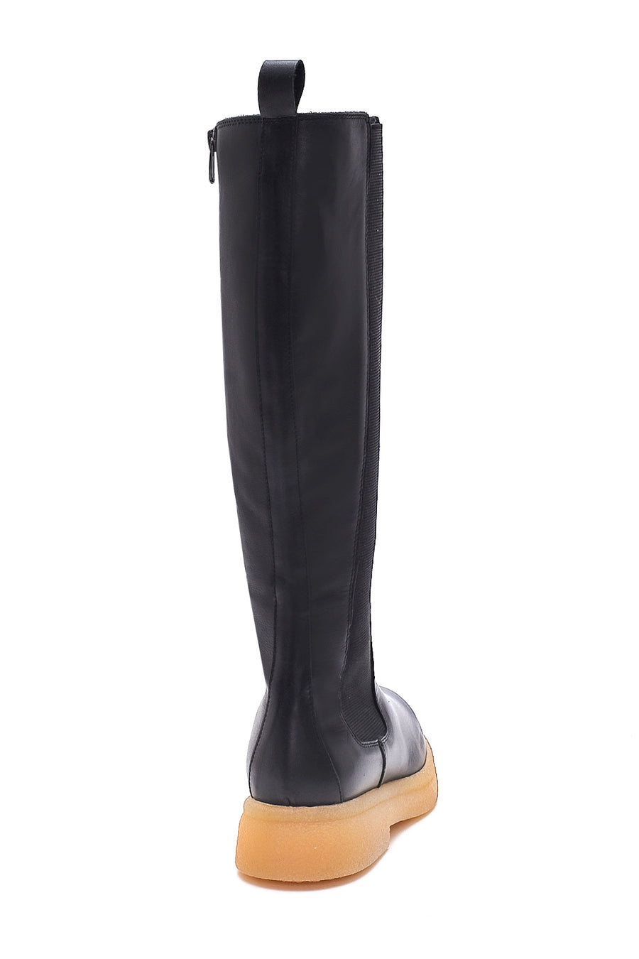 Women's Leather Thick Sole Boots