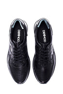 Erkek Deri Desenli Sneaker | Derimod