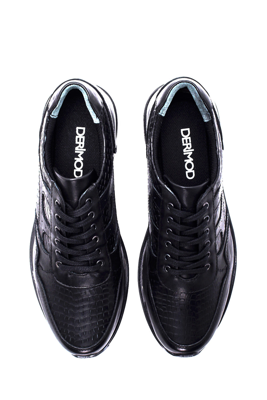 Erkek Deri Desenli Sneaker