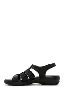 Women's Black Comfort Sandals | Derimod