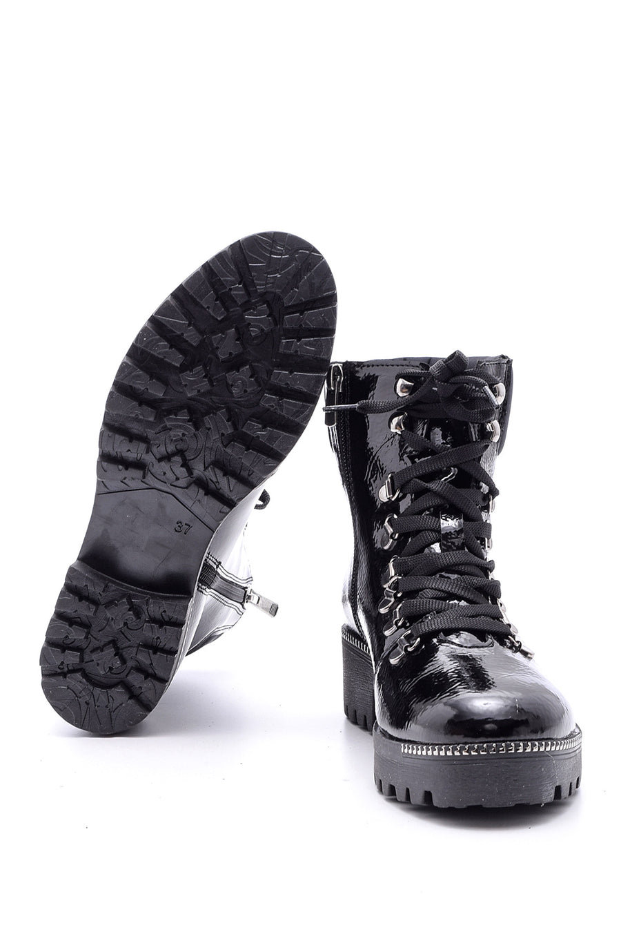 Women's Patent Leather Boots