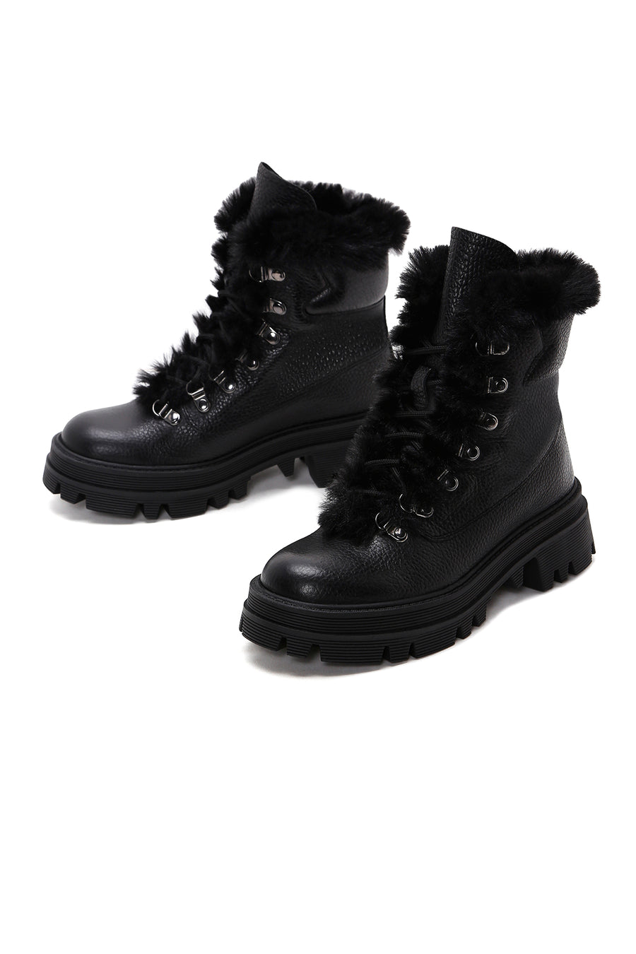 Women's Black Leather Boots