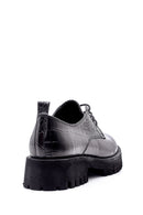 Women's Leather Crocodile Detailed Shoes | Derimod