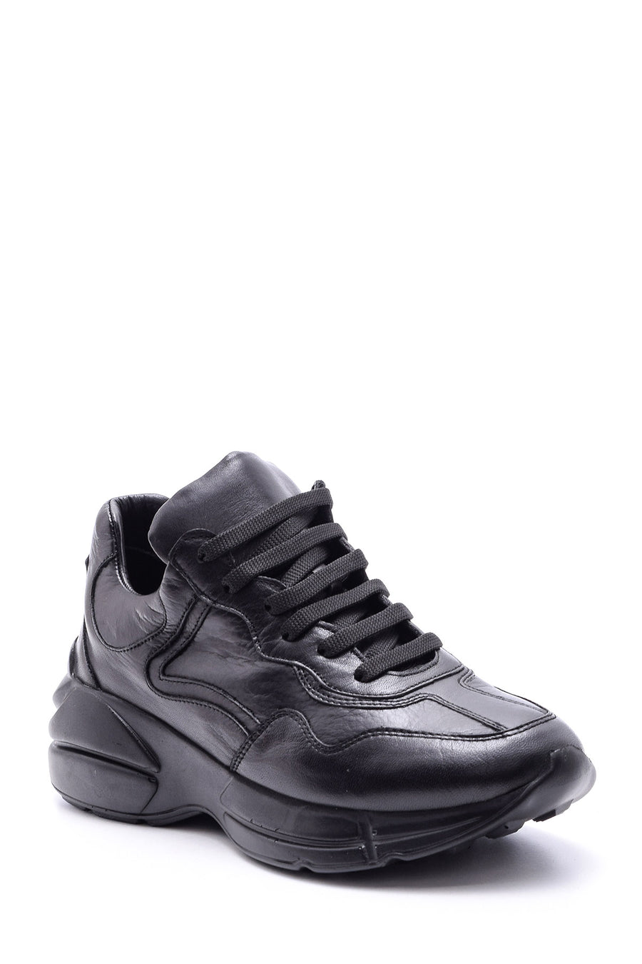 Kadın Yüksek Tabanlı Deri Sneaker 19WFD240018 | Derimod