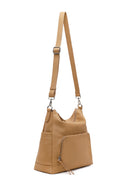 Woman Beige Long-Strap Shoulder Bag | Derimod