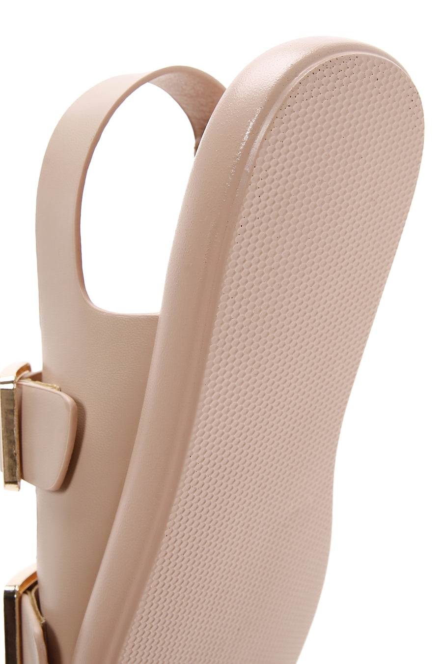 Kadın Bej Çift Tokalı Comfort Sandalet